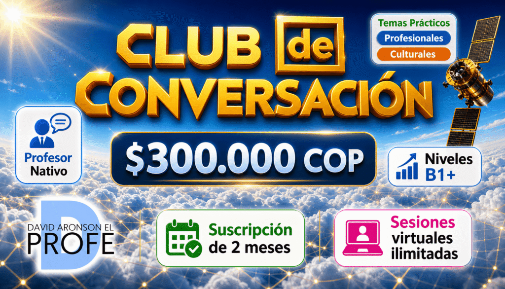 Club de Conversación Virtual Alien English - Clases en Inglés