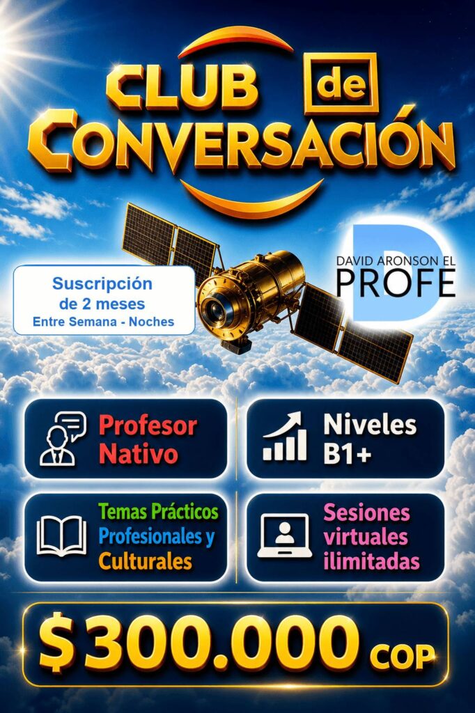 Club de Conversación Virtual Alien English - Clases en Inglés - Entre Semana - Noches